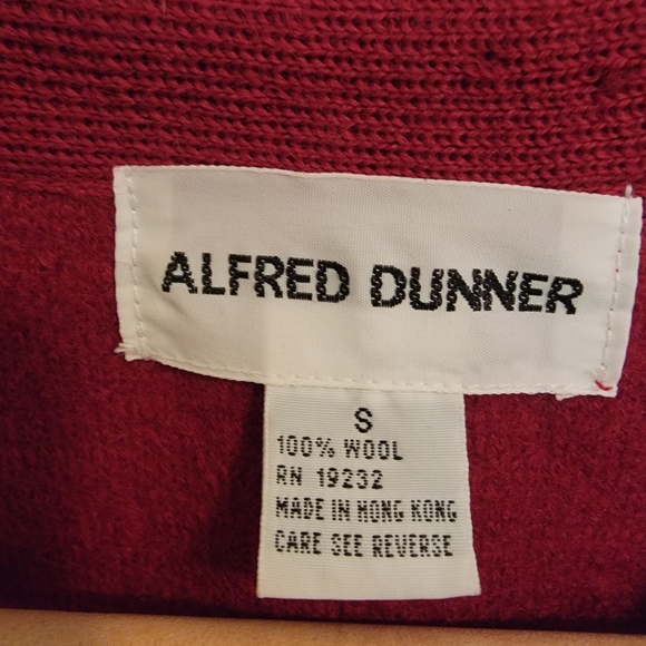 Alfred Dunner Vintage Wool Brick Red Embroidered Floral Paisley & Vest Size S - Picture 6 of 6